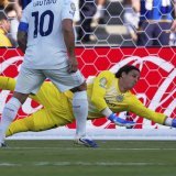 Yann Sommer a été battu sur l'ouverture du score de Sergio Ramos. KEYSTONE/AP/Mark J. Terrill